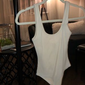 ARITZIA Cream Bodysuit NEVER WORN